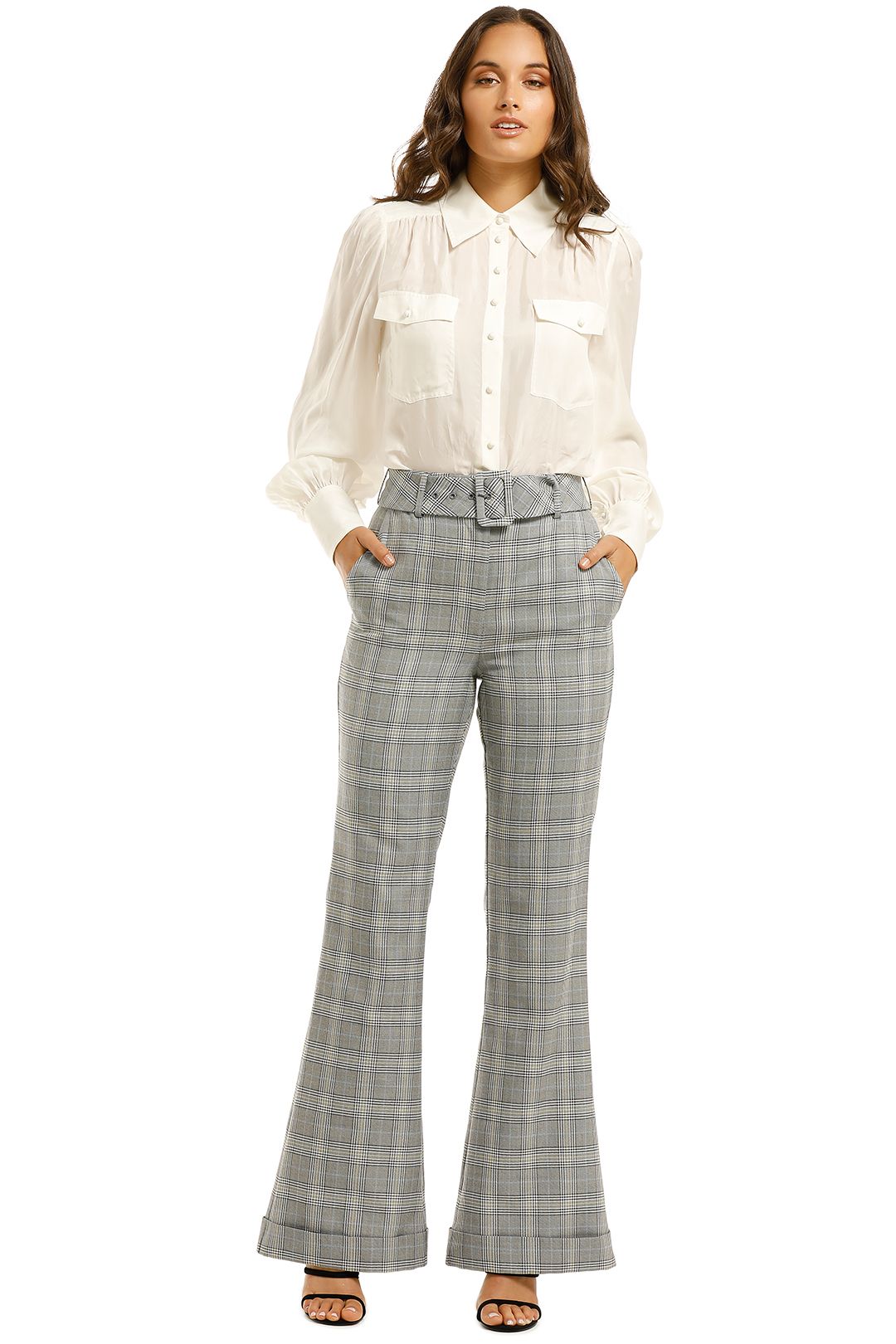 Misha-Cydney-Pant-Check-Front
