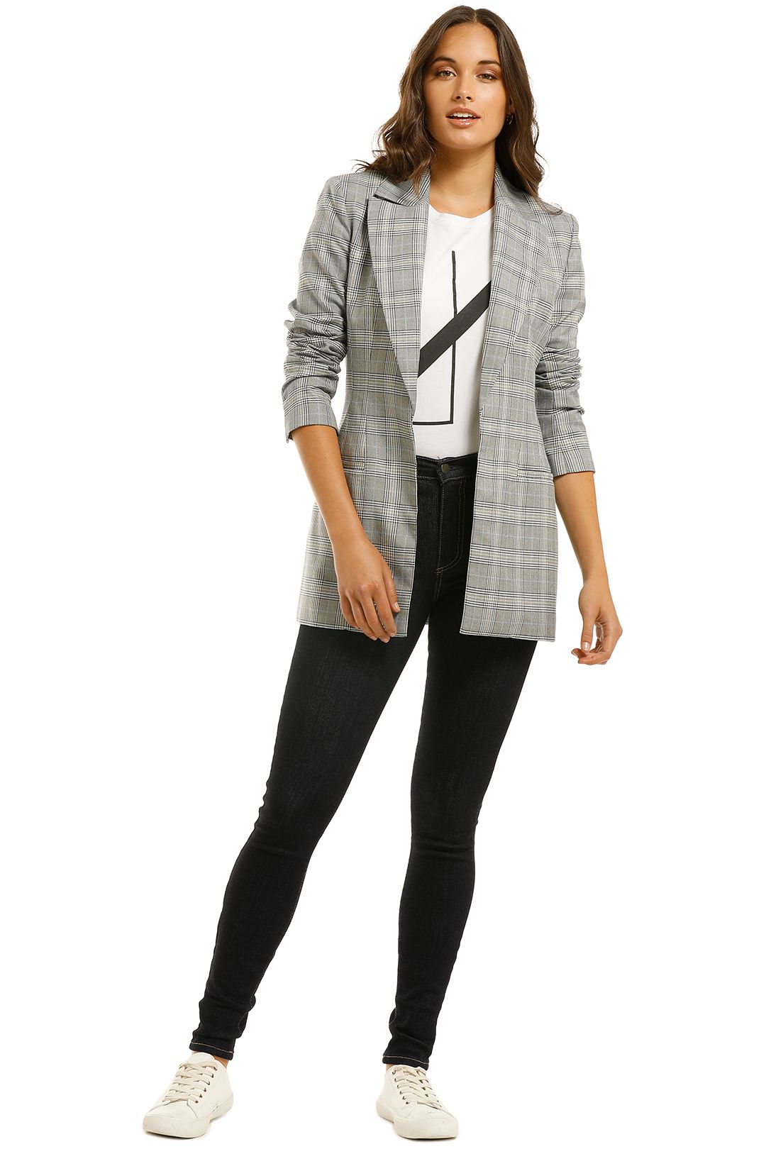 Misha-Izziana-Blazer-Check-Front