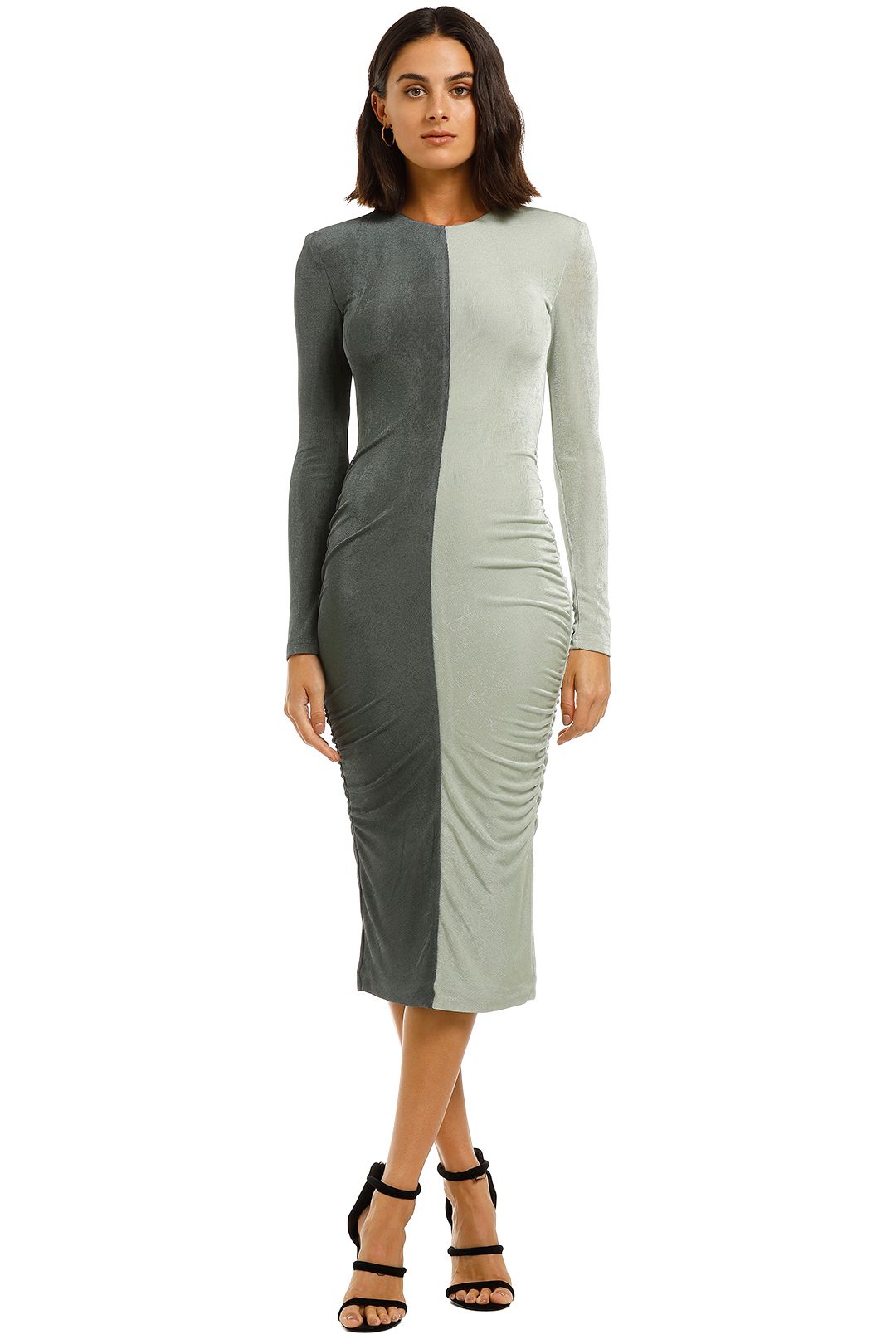 Misha-Leta-Dress-Grey-Front