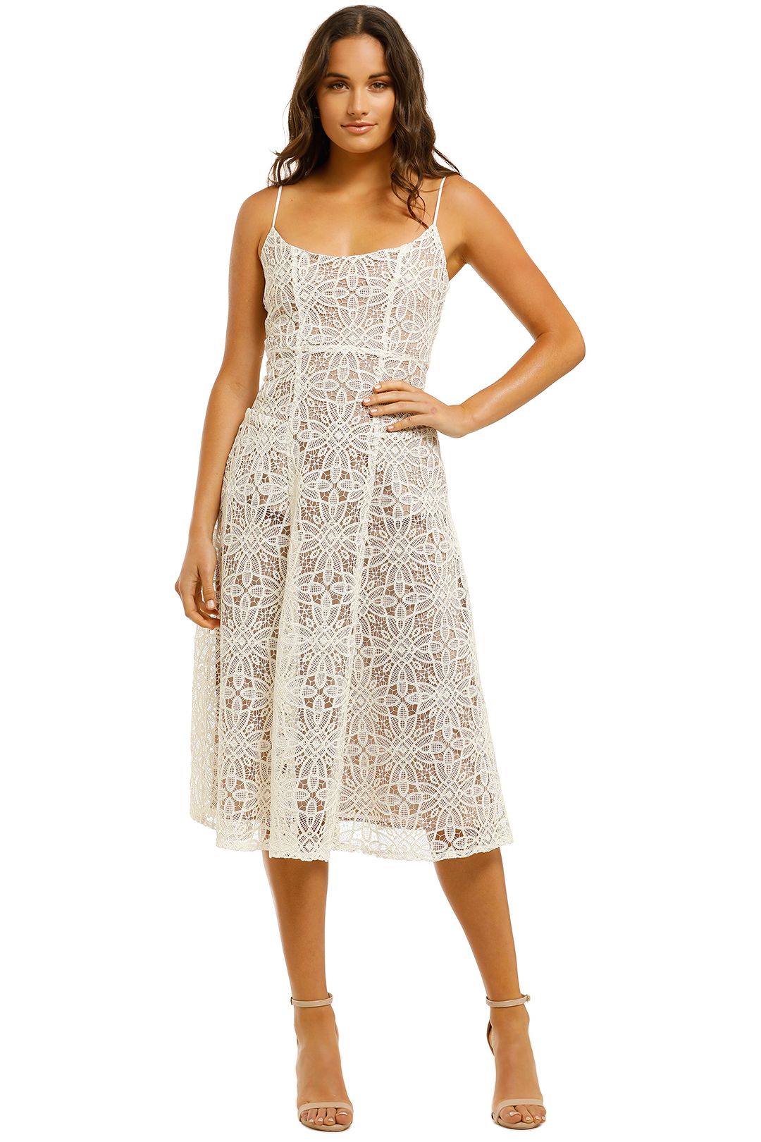 Misha-Marzia-Dress-Ivory-Front