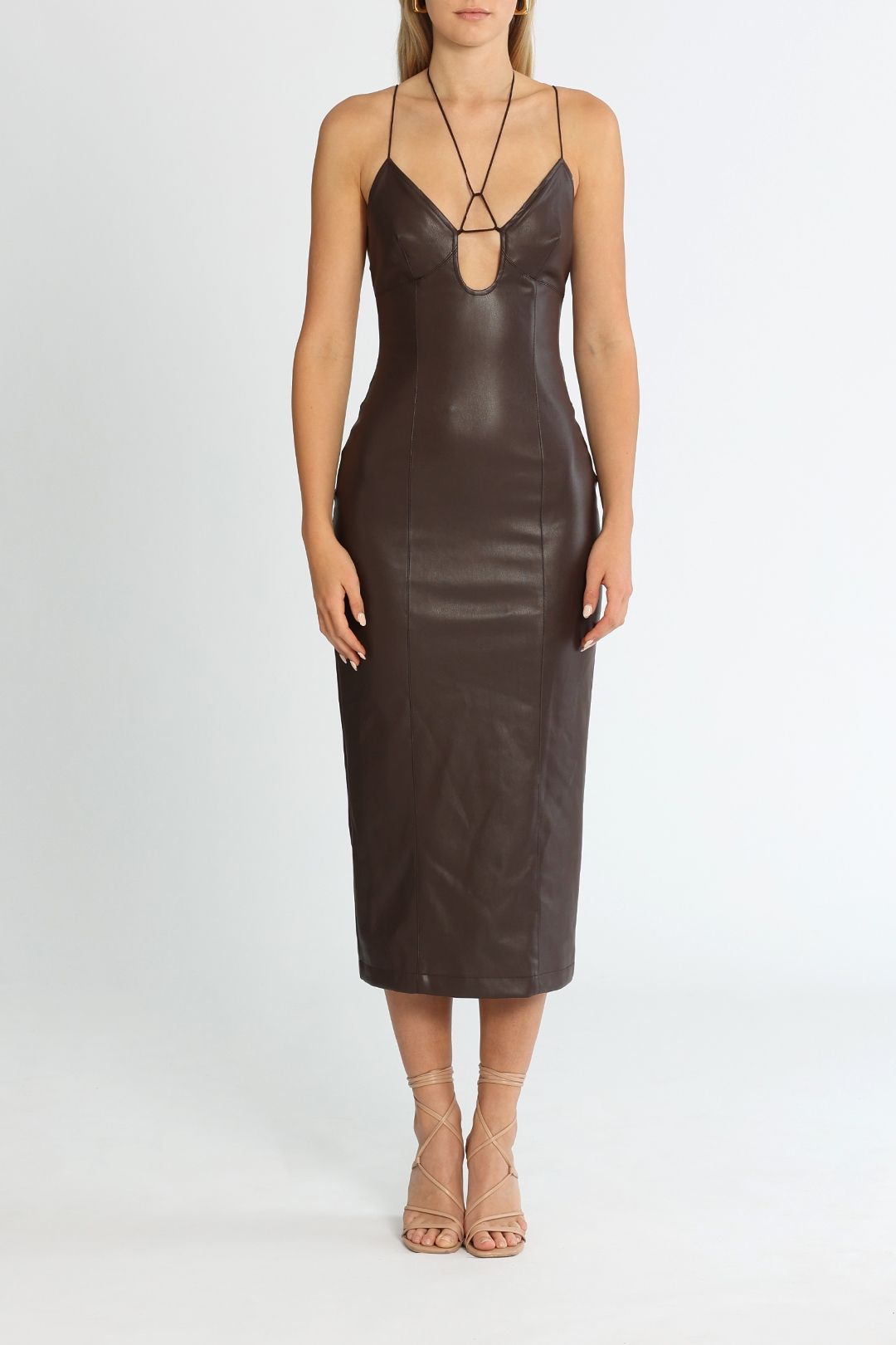 Misha Cary Dress Chocolate