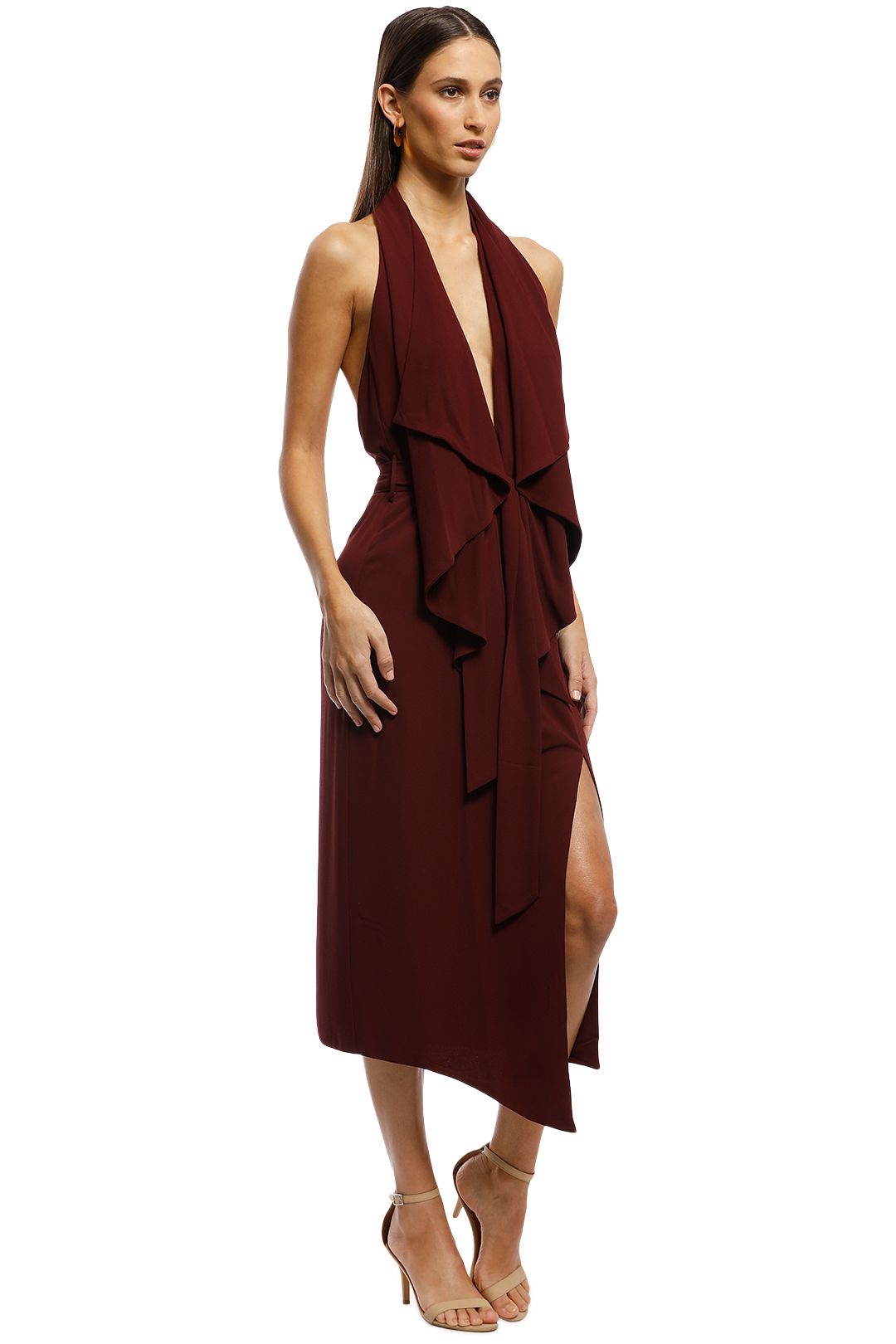 misha burgundy dress MISHA COLLECTION main image 0