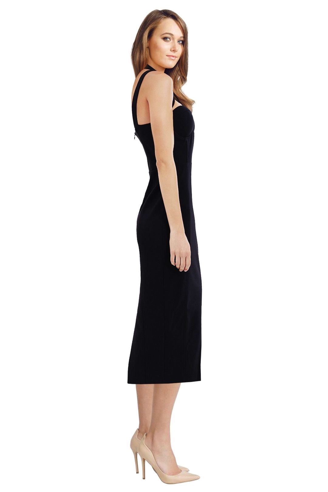 Misha Collection - Lorenza Dress - Black - Side
