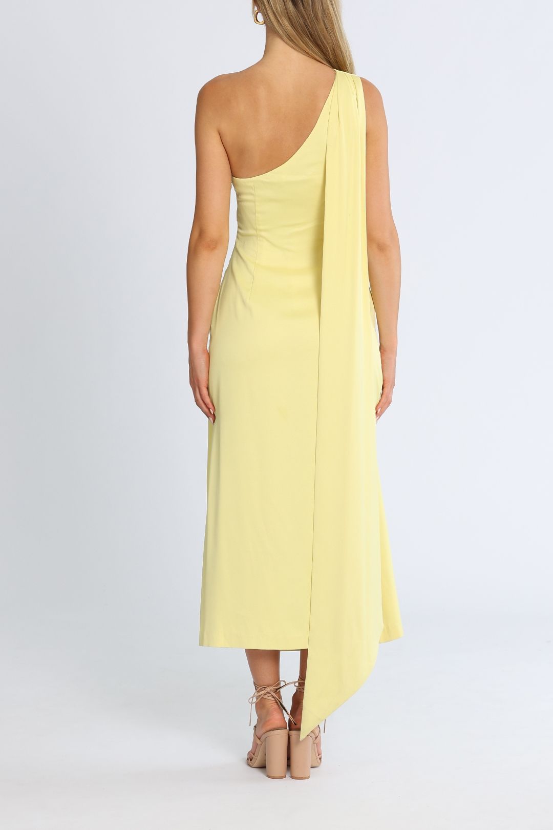 Hire Estra Dress in Venetian Goldy | Misha | GlamCorner Hire Estra Dress in Venetian Goldy | Misha | GlamCorner