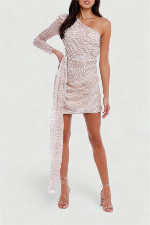 Jaylene Floral Crochet Mini Dress - White