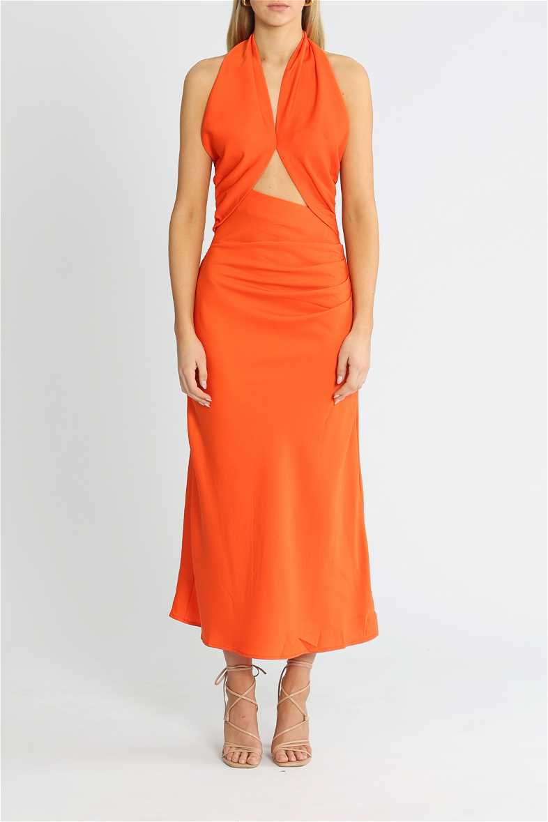 linnea halter maxi dress Hire Linnea Dress | Misha
