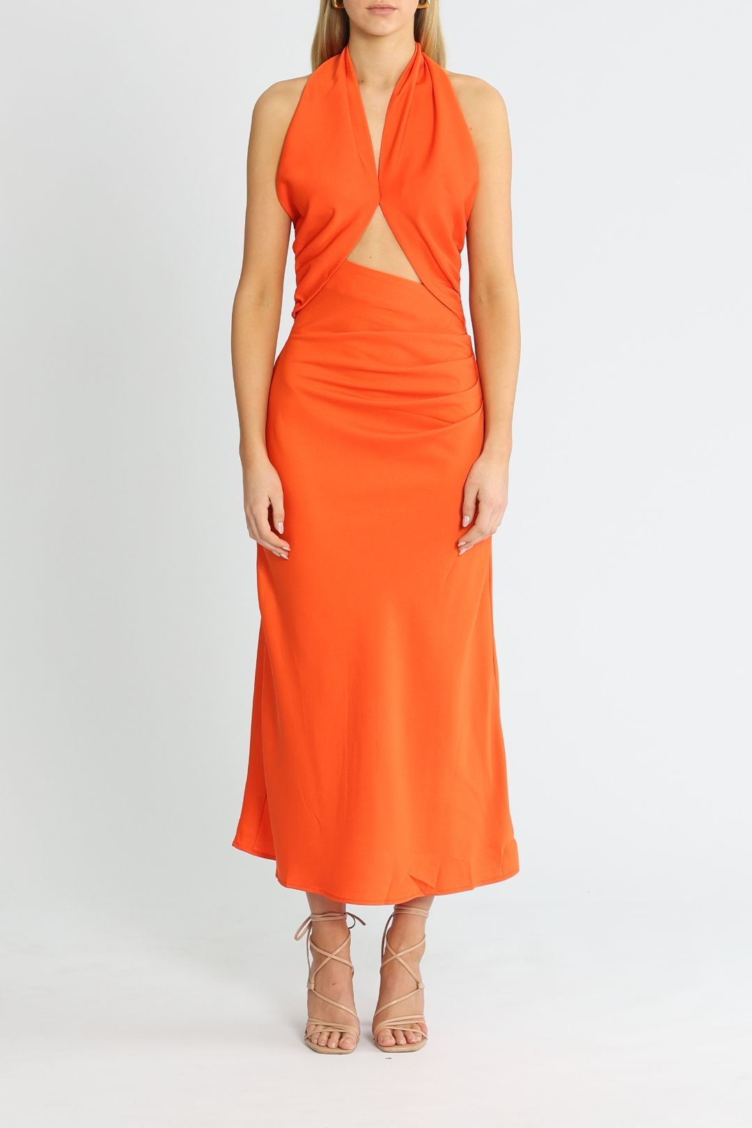 Misha Linnea Dress red