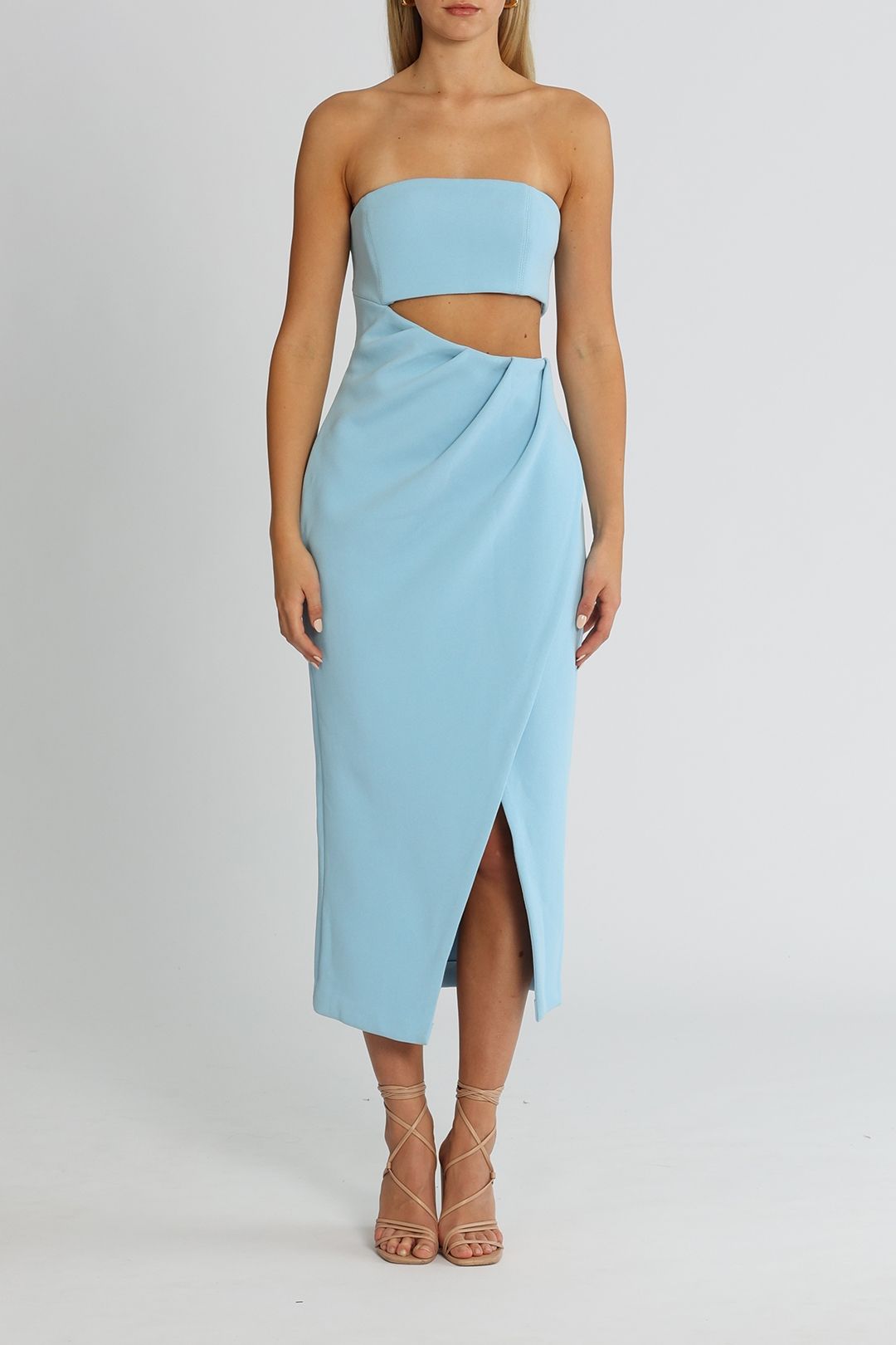 Powder blue casual dress online