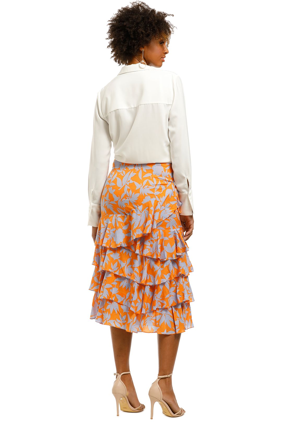 MLM-Label-Luciano-Midi-Skirt-Essence-Floral-Neon-Back