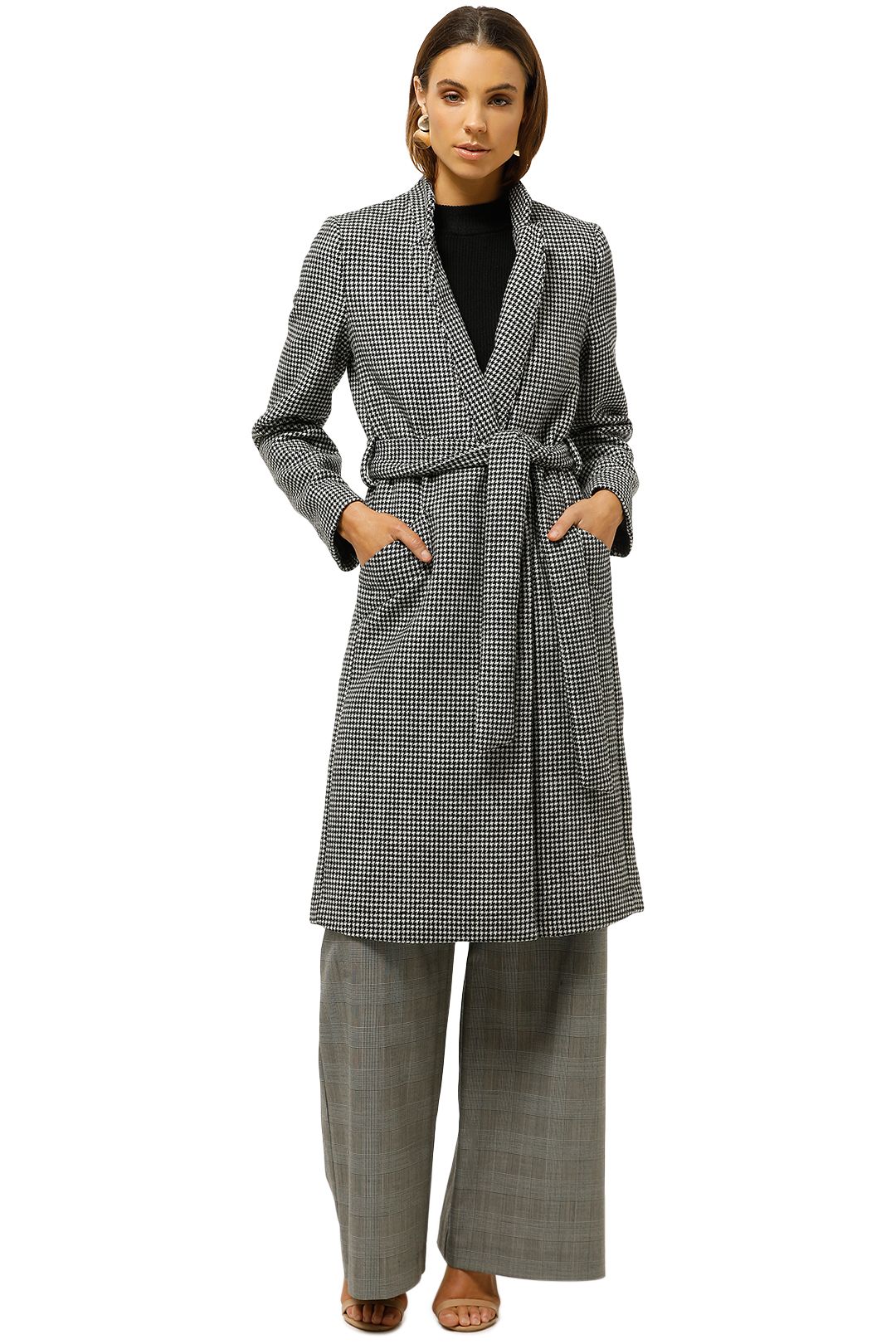 MNG-Houndstooth-Coat-Ecru-Front
