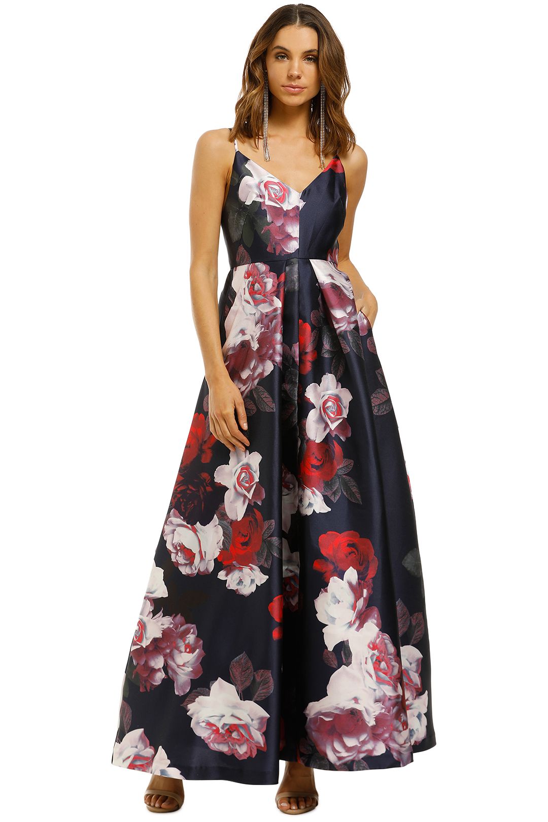 Montique - Rosetta Floral Gown
