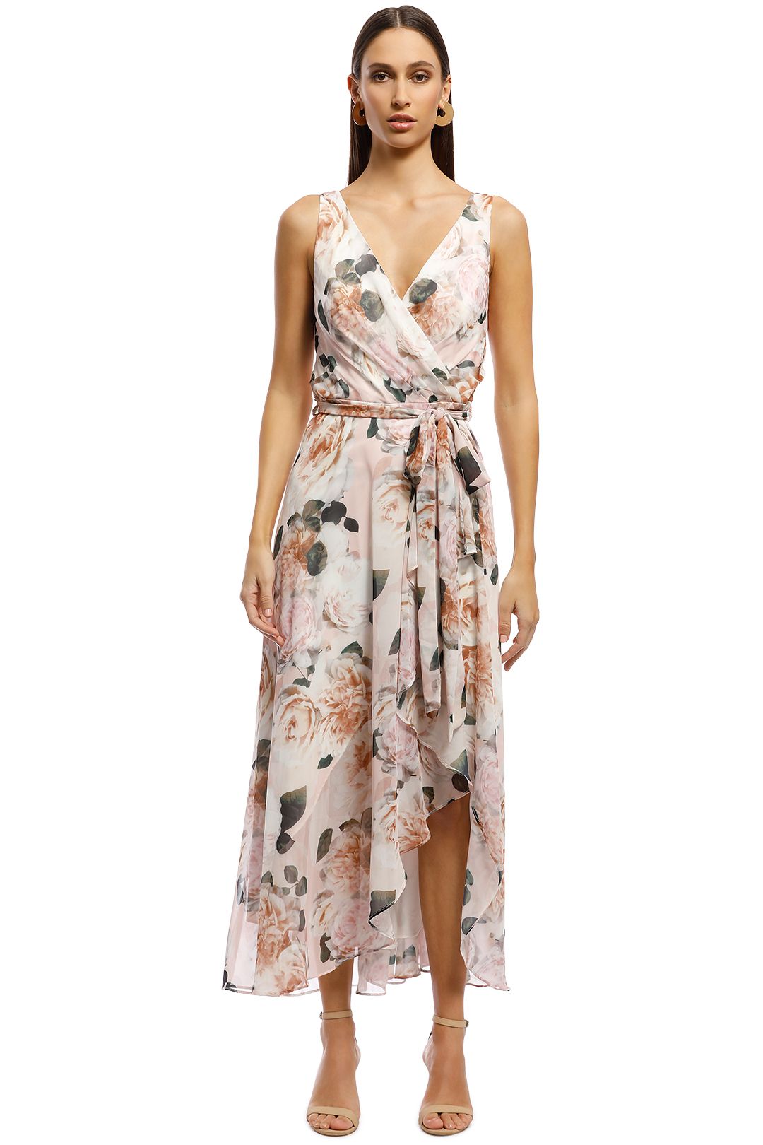 Montique rosie print chiffon dress cheap