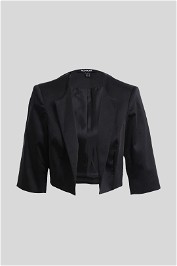 Montique - Black Cropped Bolero Jacket