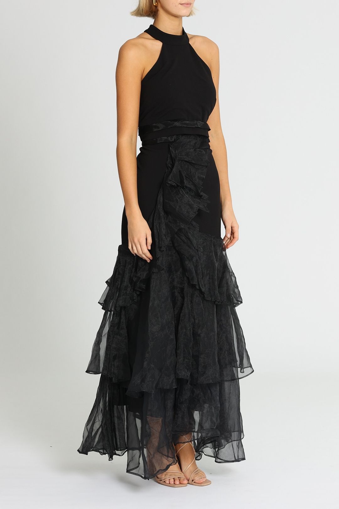 Caprice Halter Gown by Montique for Rent