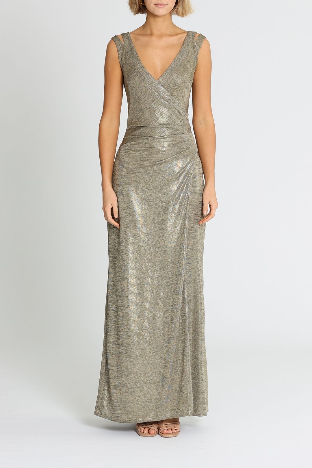 Montique Milani Metallic Gown