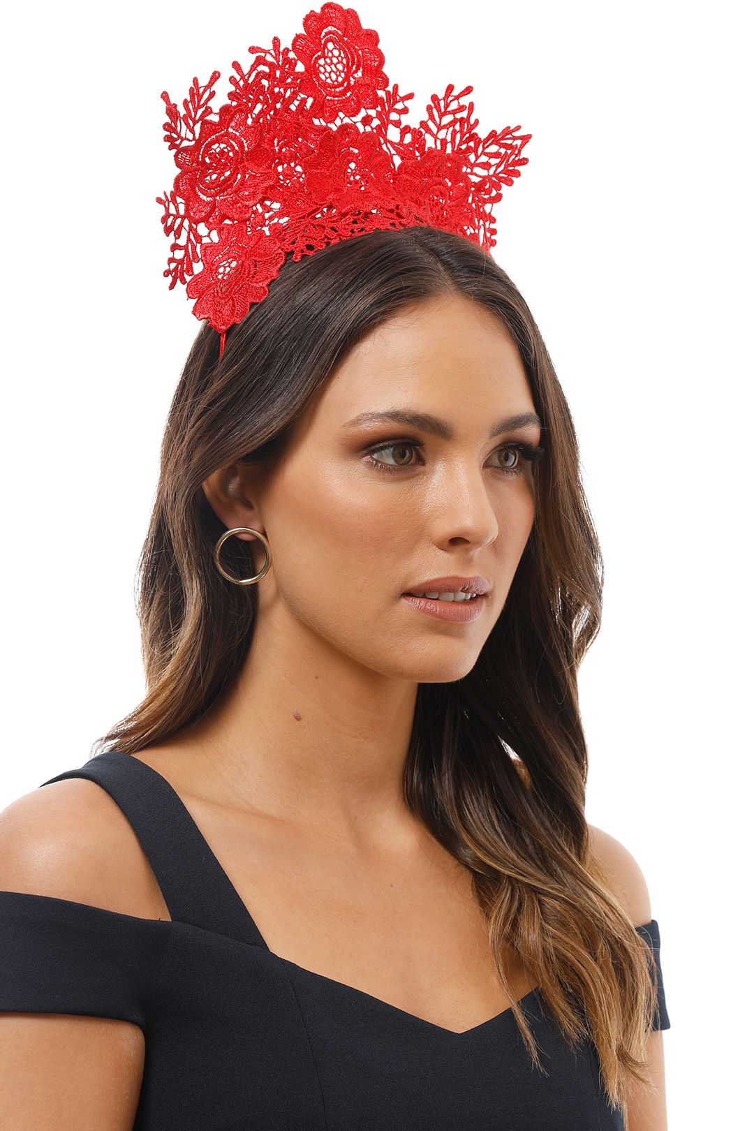 Morgan and Taylor - Gracelyn Fascinator - Red - Product Image