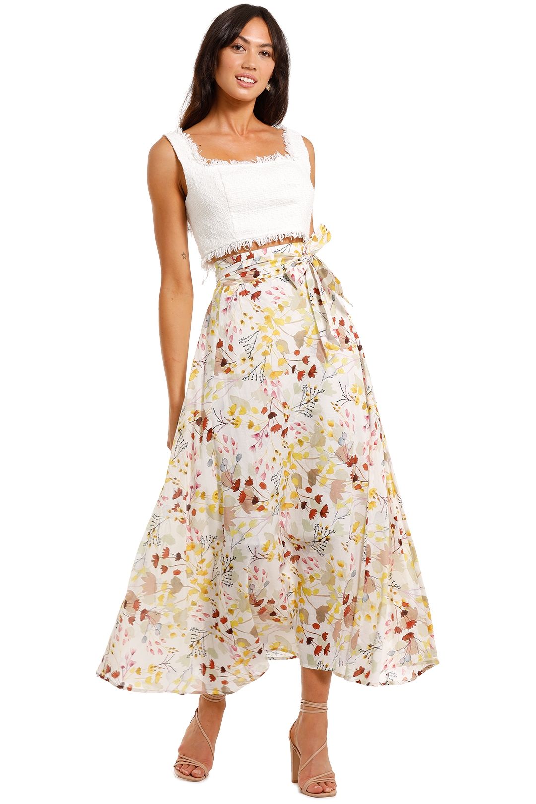Morrison Andreas Print Cotton Maxi Skirt