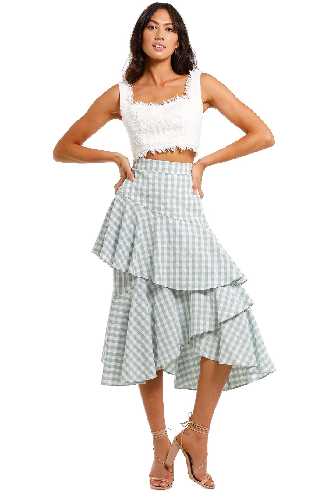 Morrison Coda Long Skirt tiered