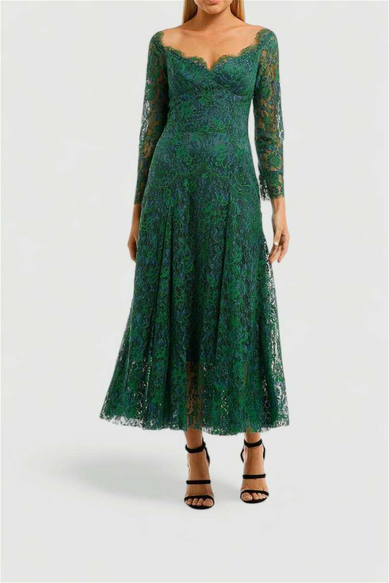 Kathleen Dress by Moss and Spy for Rent | GlamCorner