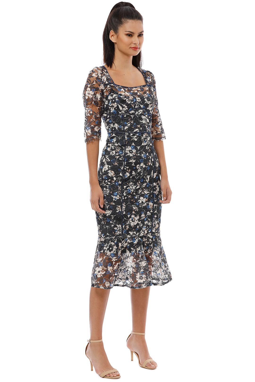 Coast freida animal midi dress hotsell