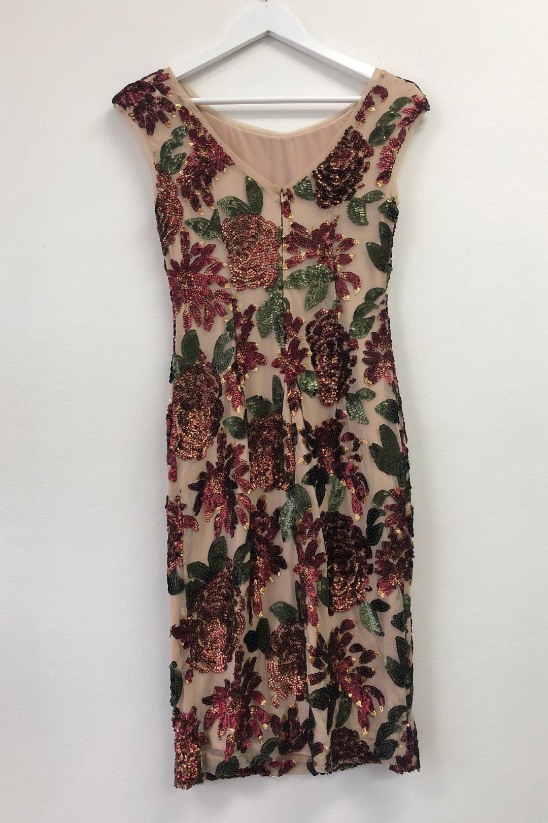 Moss and Spy - Floral Sequin Dress