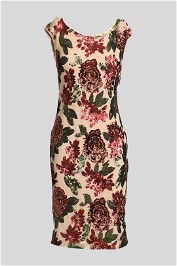 Moss and Spy - Floral Sequin Dress