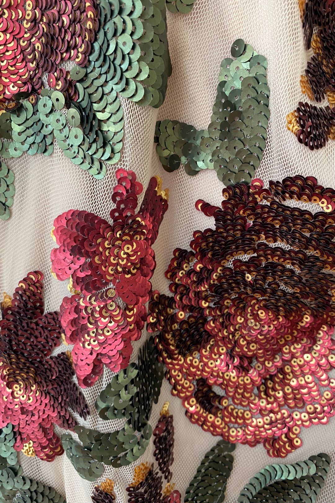Buy Floral Sequin Dress Moss and Spy GlamCorner