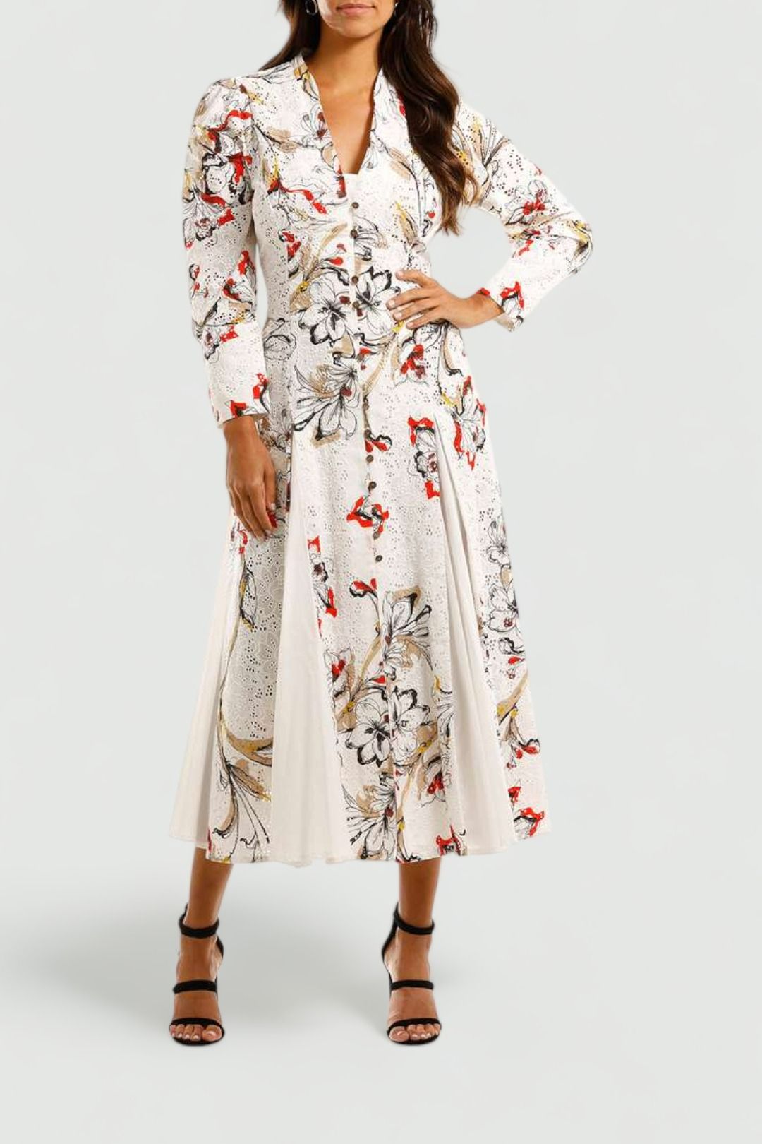 Melrose Midi in Cinnamon by Pasduchas for Rent