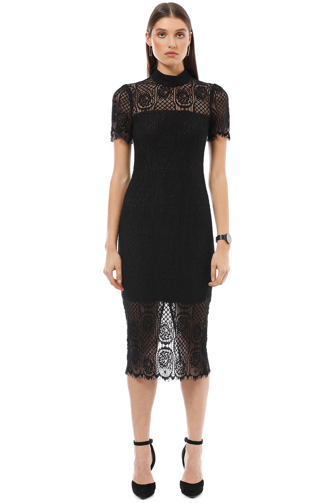 Making The Connection Dress in Black by Mossman for Hire