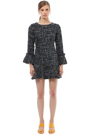 Mossman - The Triumphant Mini Dress - Blue - Front