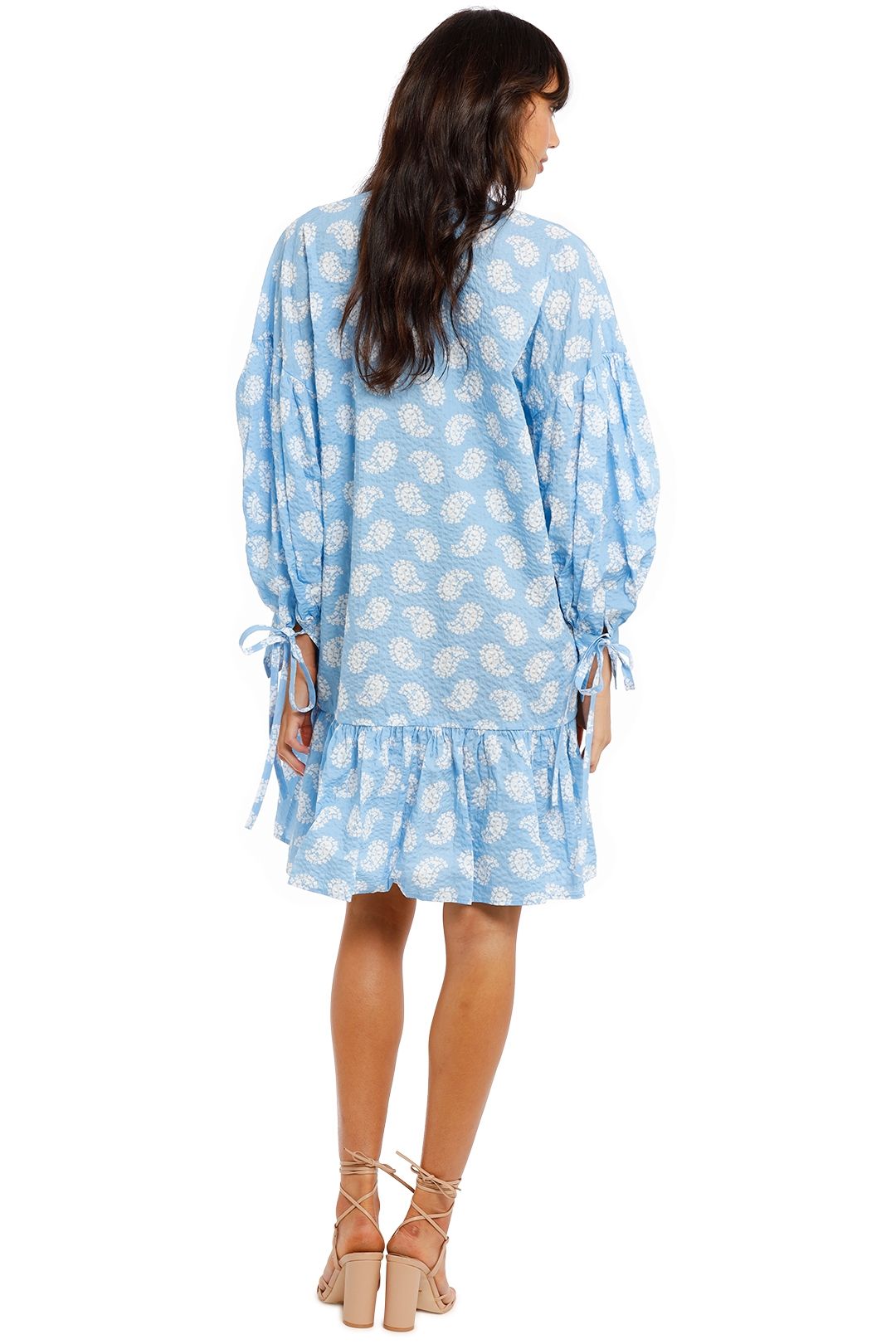 Hire Abito Dress in Light Blue MSGM GlamCorner