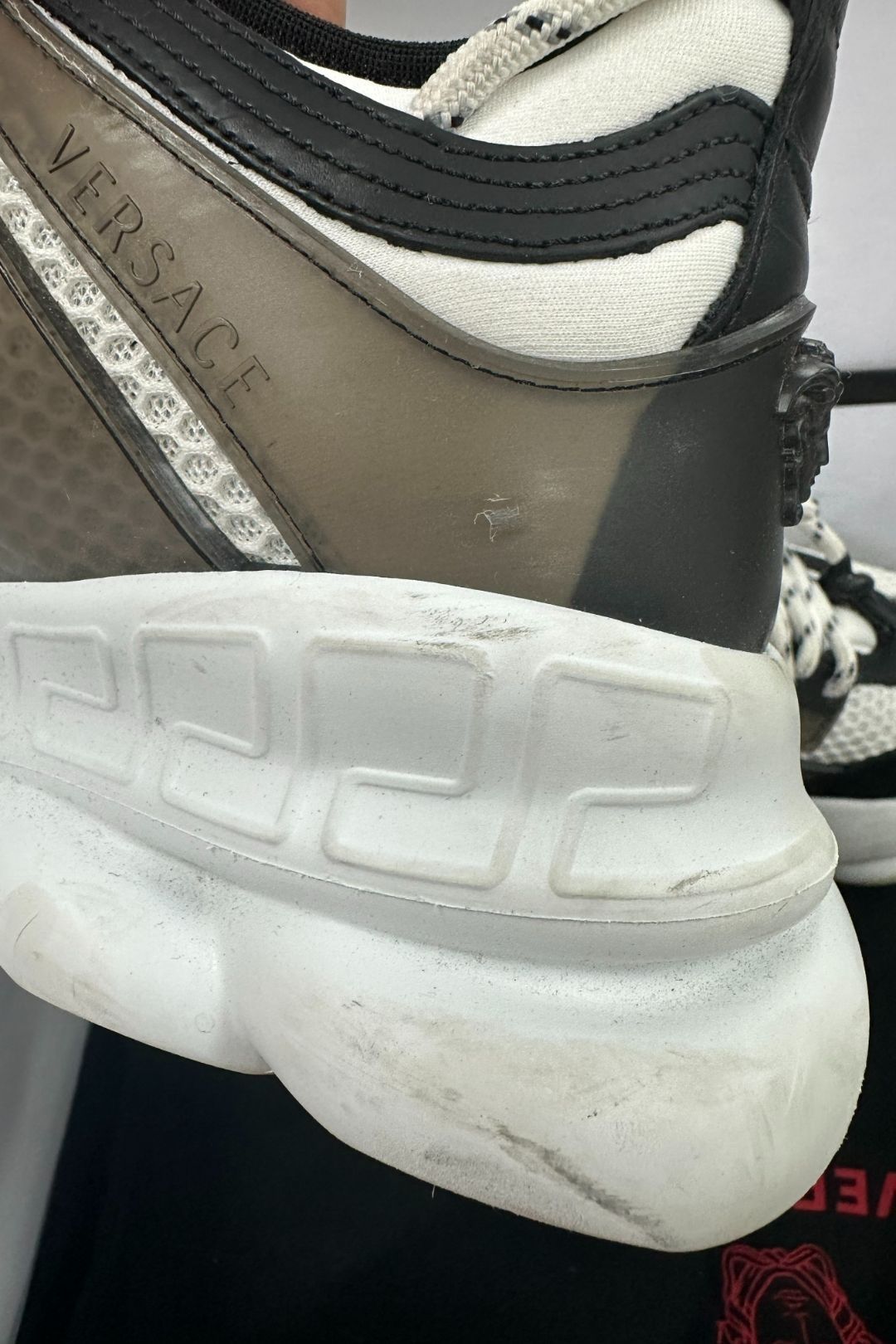 Buy Multi Tribute Chain Reaction Sneakers Versace GlamCorner