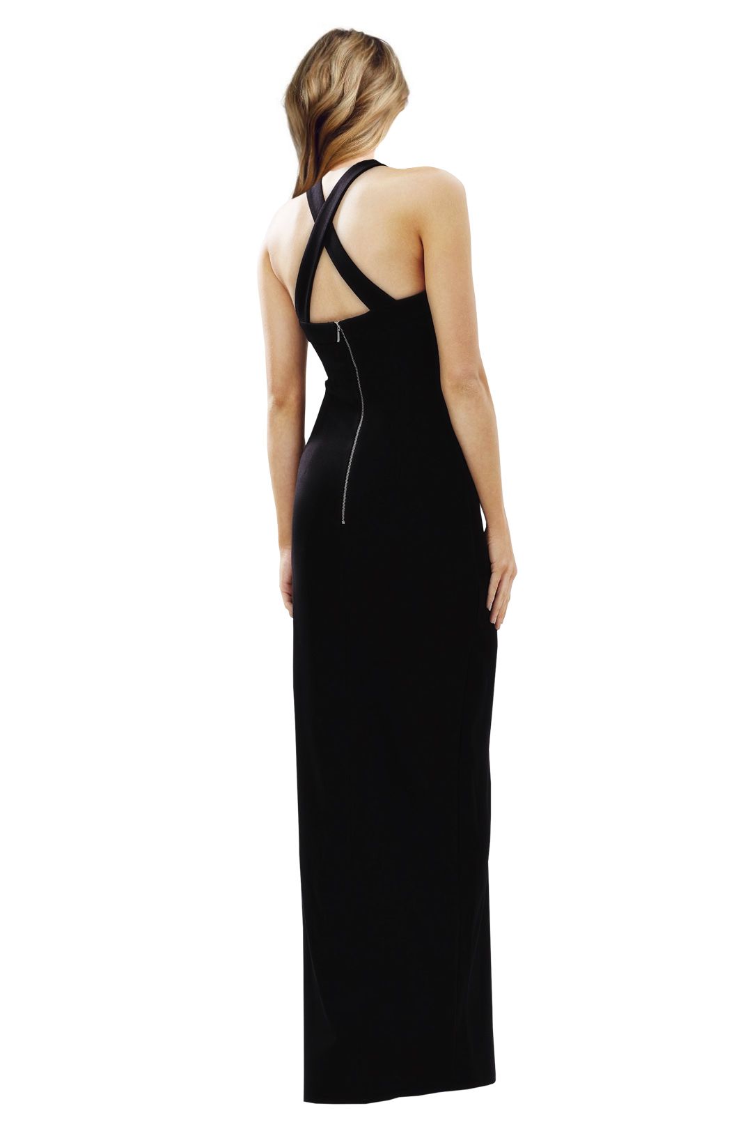 Nicholas sleek shop ponti split gown