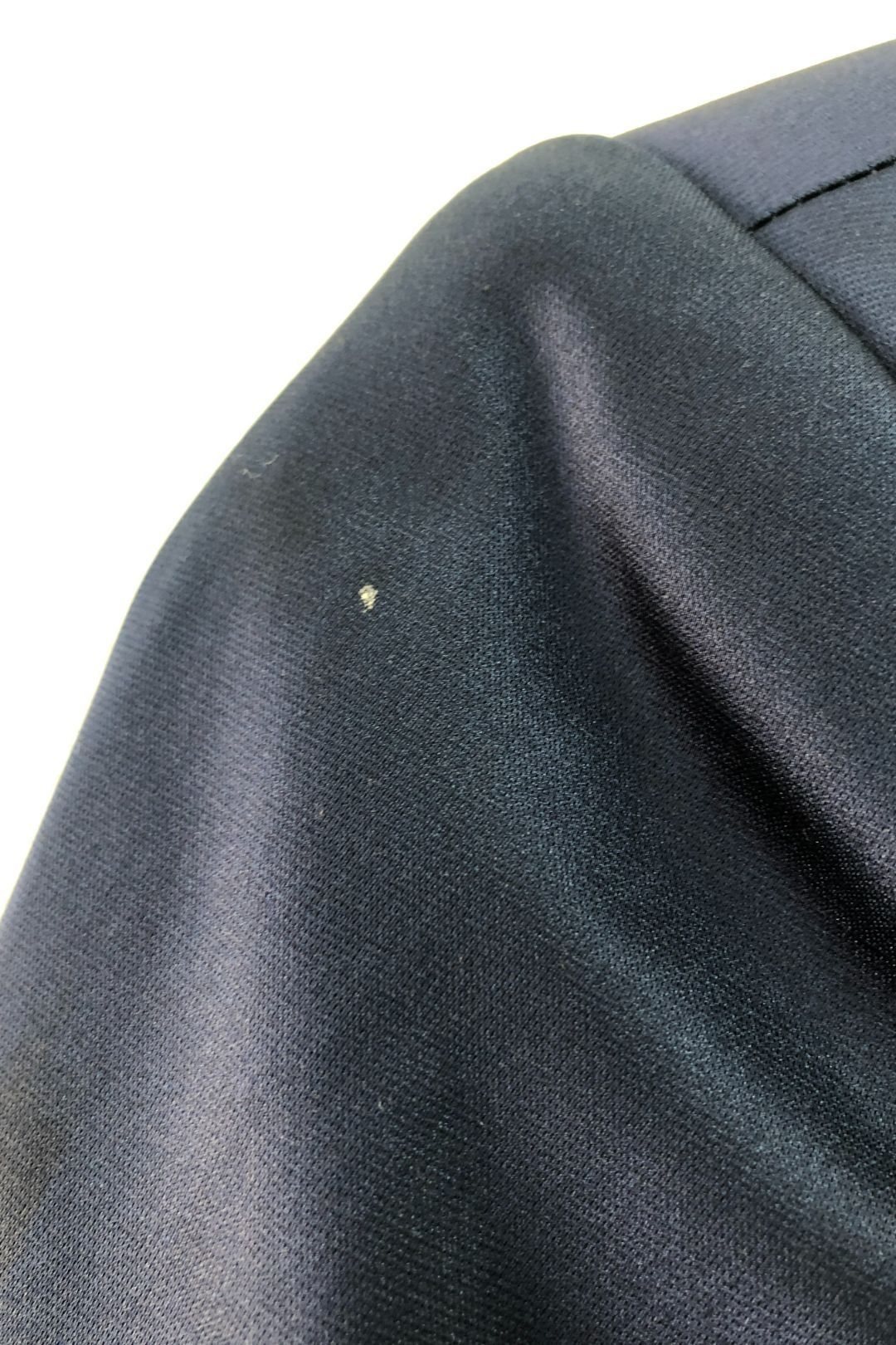 Navy Cropped Sateen Bolero