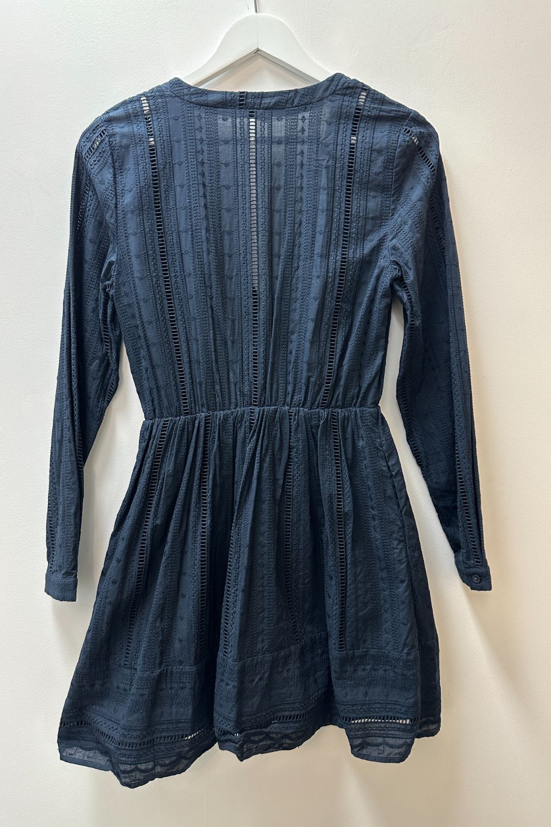 Buy Navy Embroidered Mini Dress Kookai GlamCorner