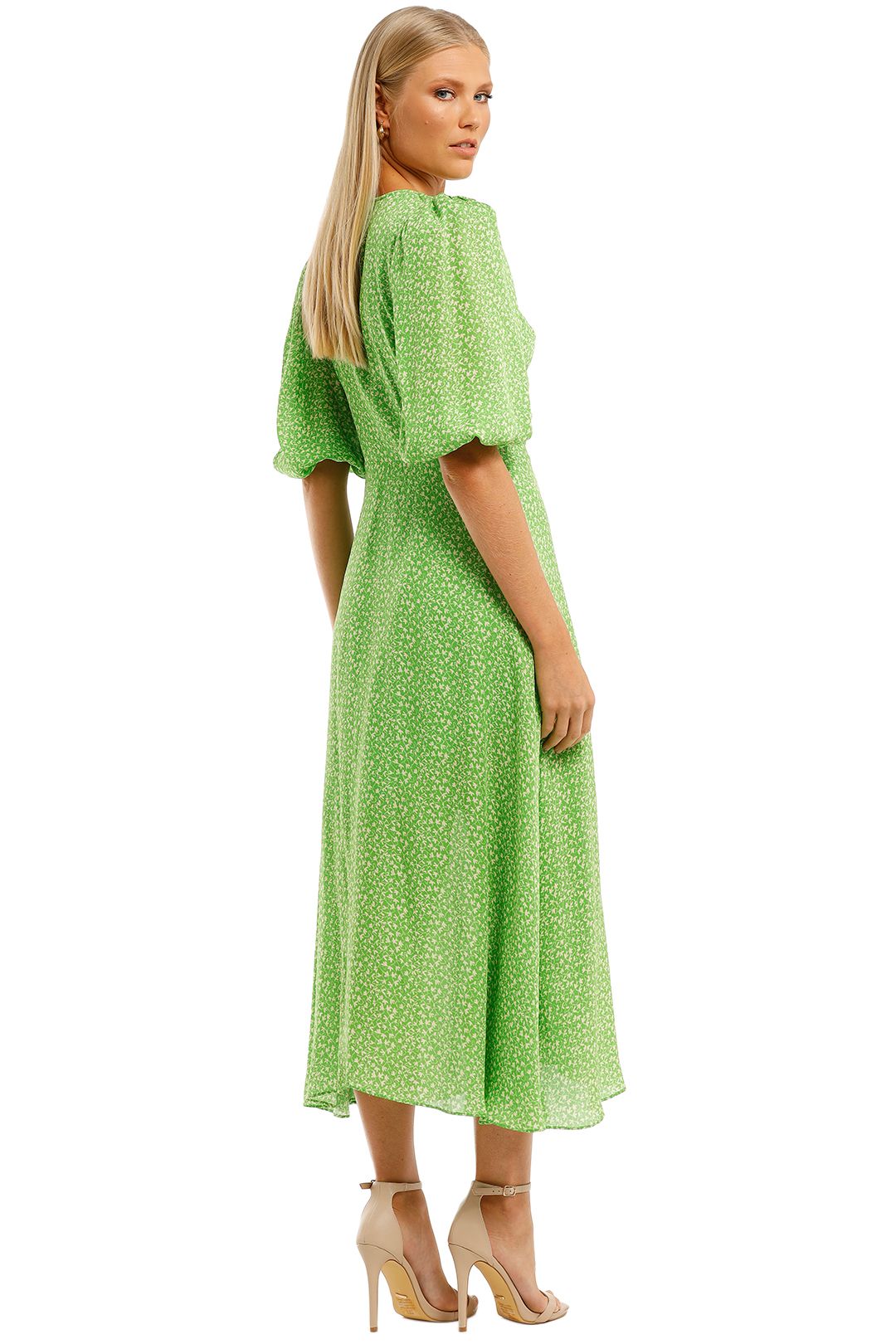 Danielle Dress in Green by Nicholas for Rent | GlamCorner