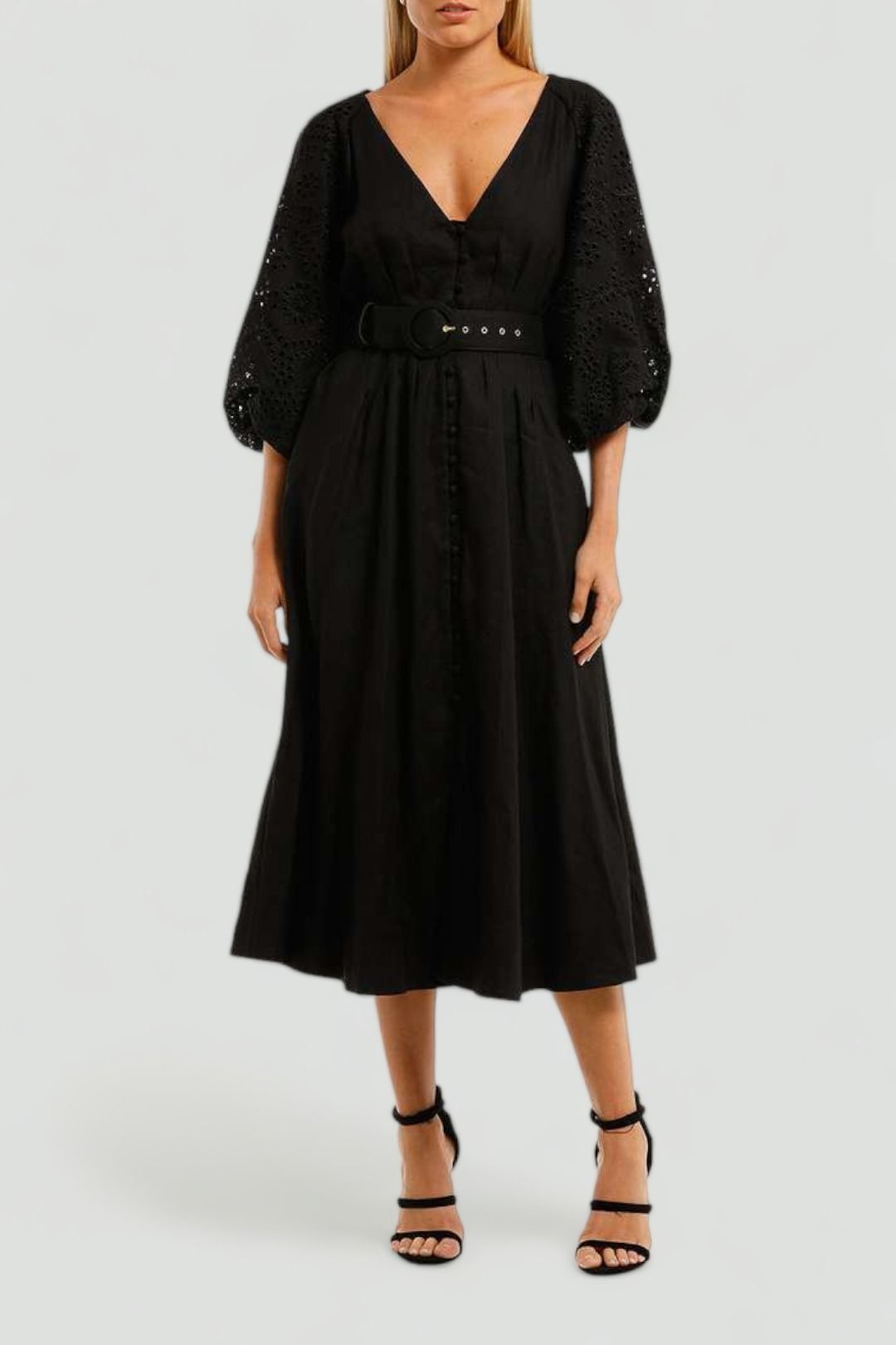 Nicholas-Hasina-Dress-Black-Front