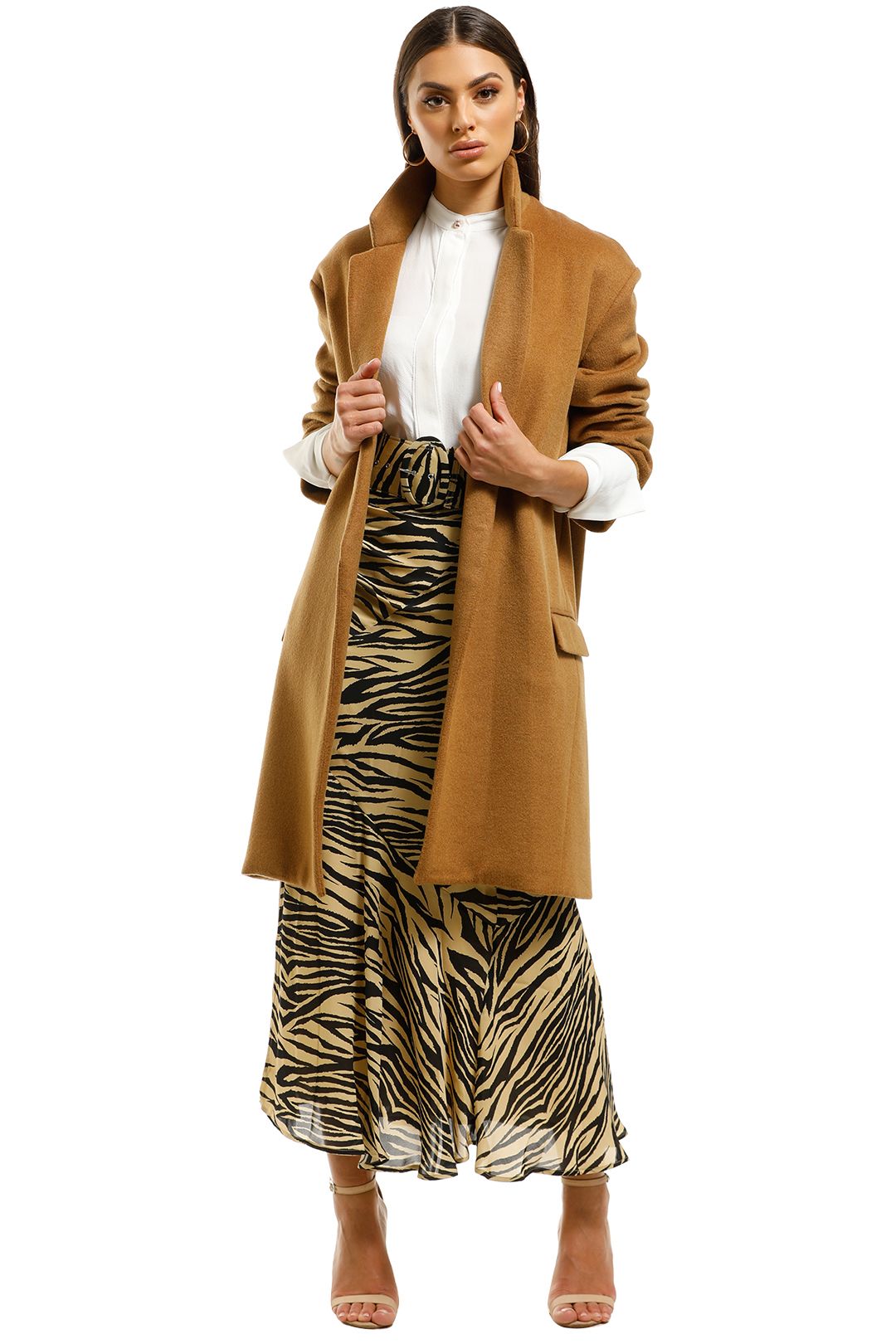 Nicholas-The-Label-Drop-Shoulder-Coat-Camel-Front