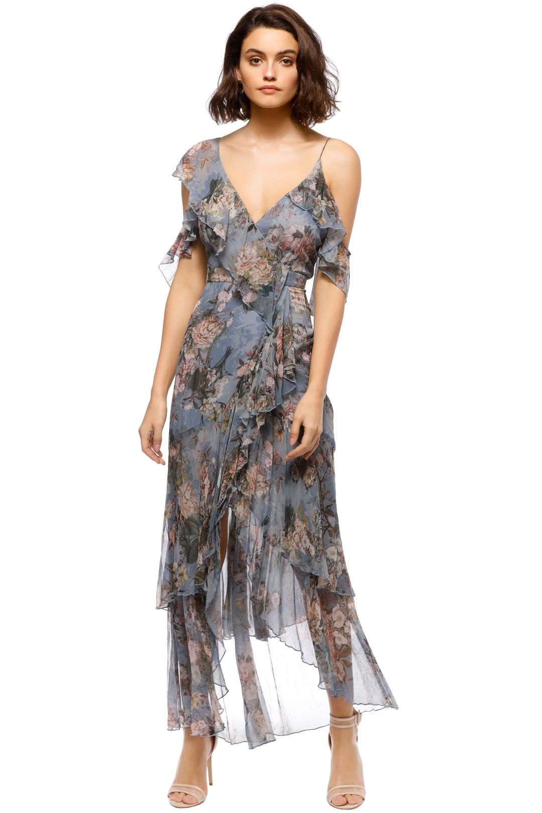 Arielle floral deals wrap maxi dress