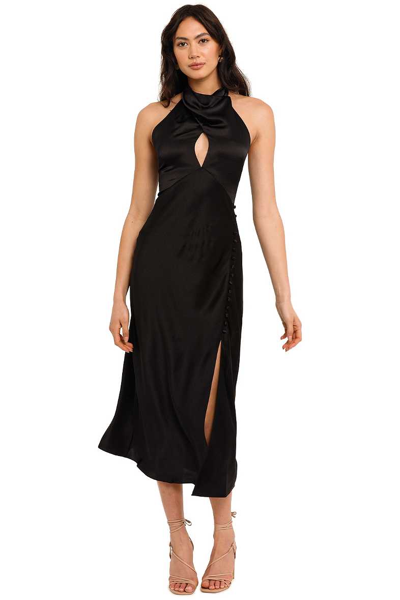 Hire Aline Dress in Black | Nicholas | GlamCorner