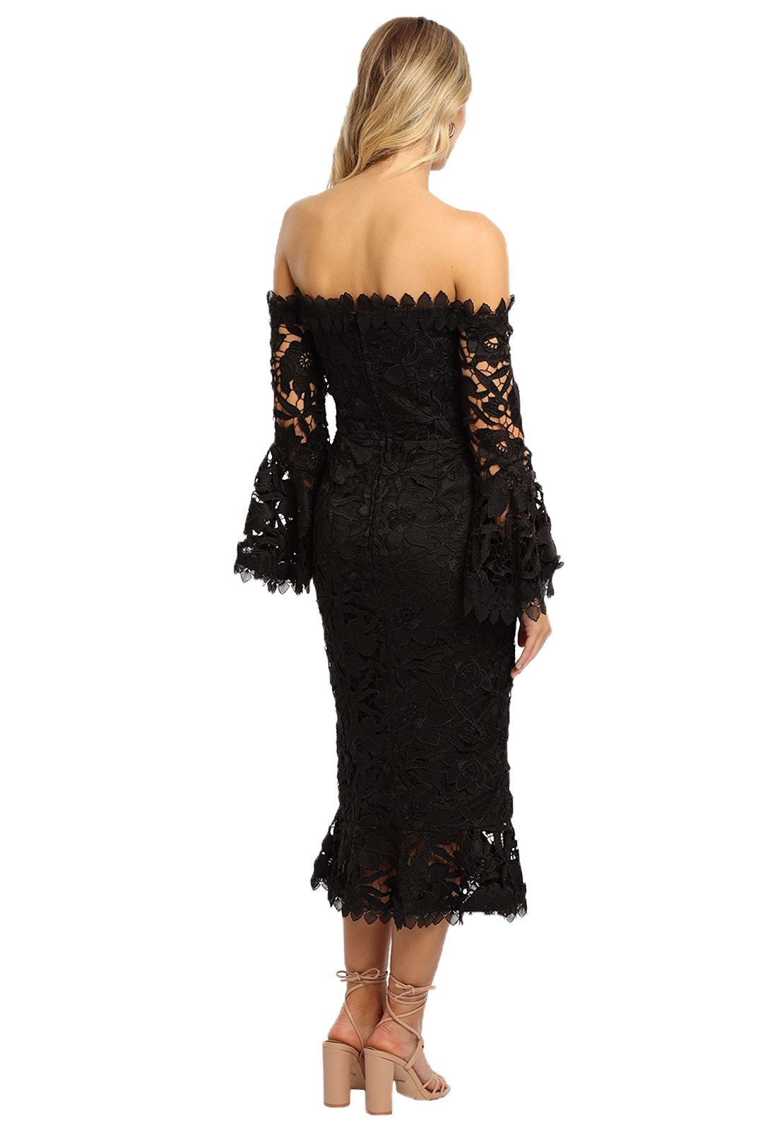 Nicholas black shop lace dress