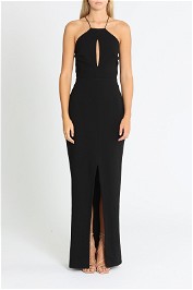 Nicholas Rouleau Strap Gown Black