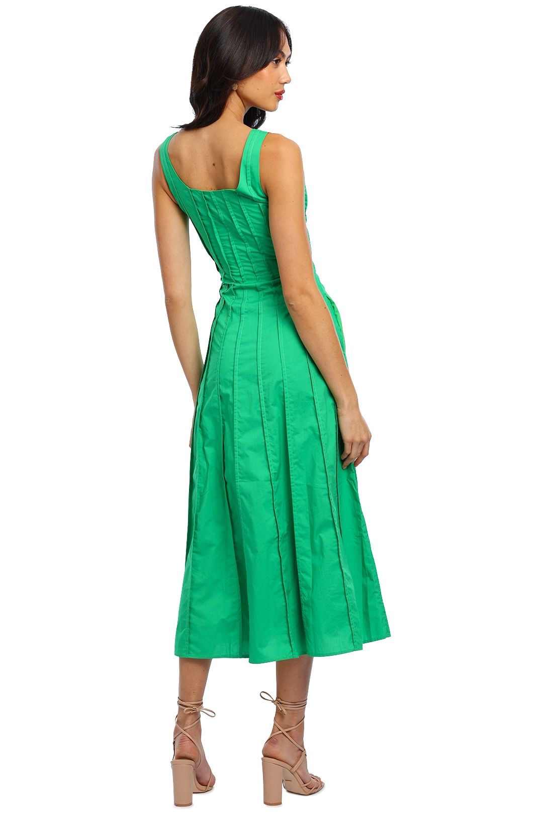 Nicholas Talullah Dress Emerald midi