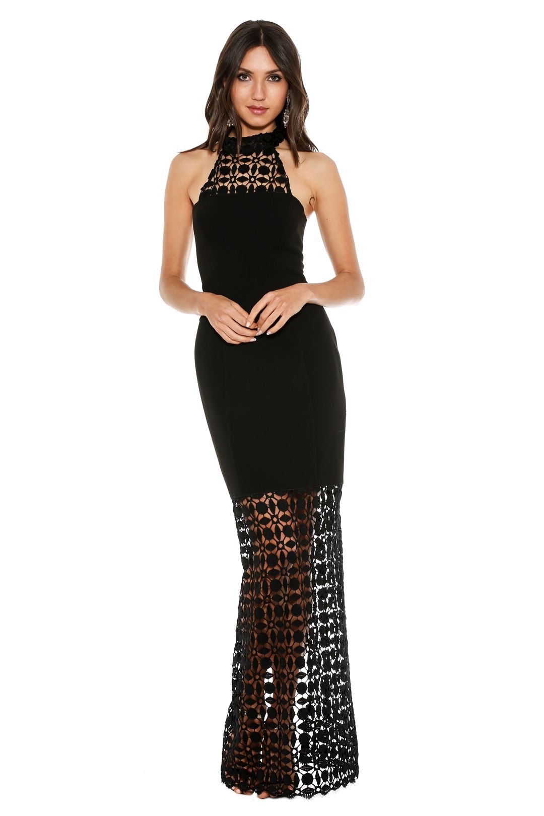 Two Piece Halter Long Gown 9935