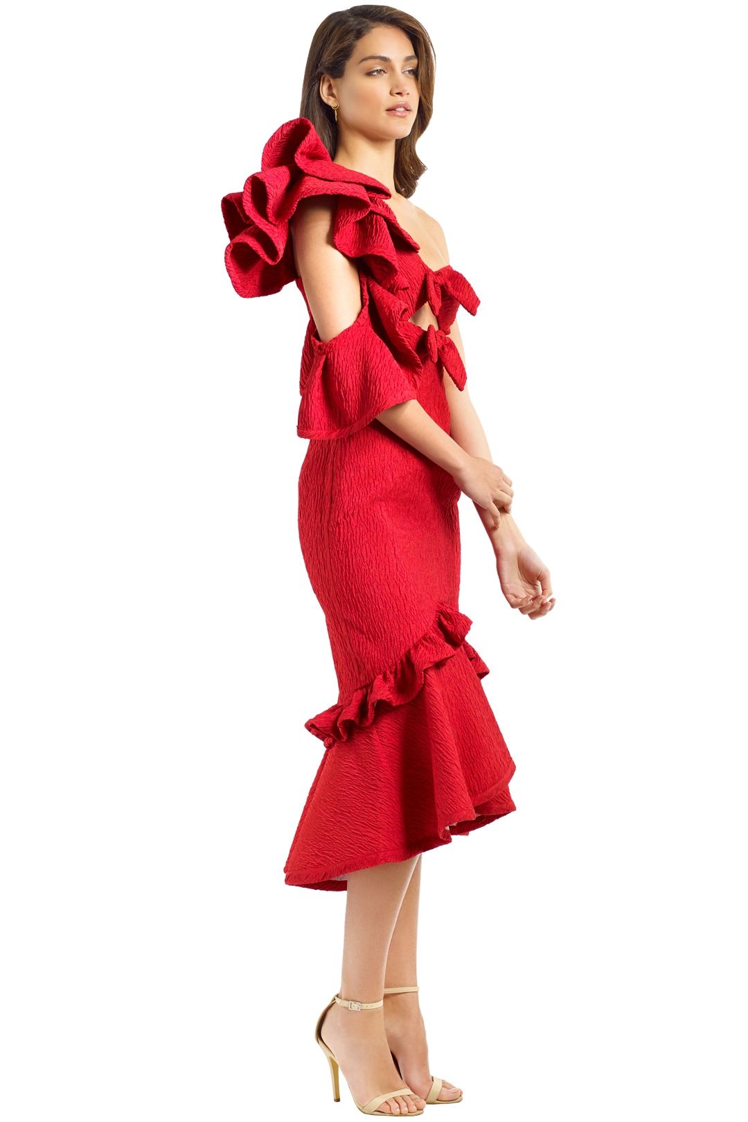 Nicola finetti hot sale red dress hire