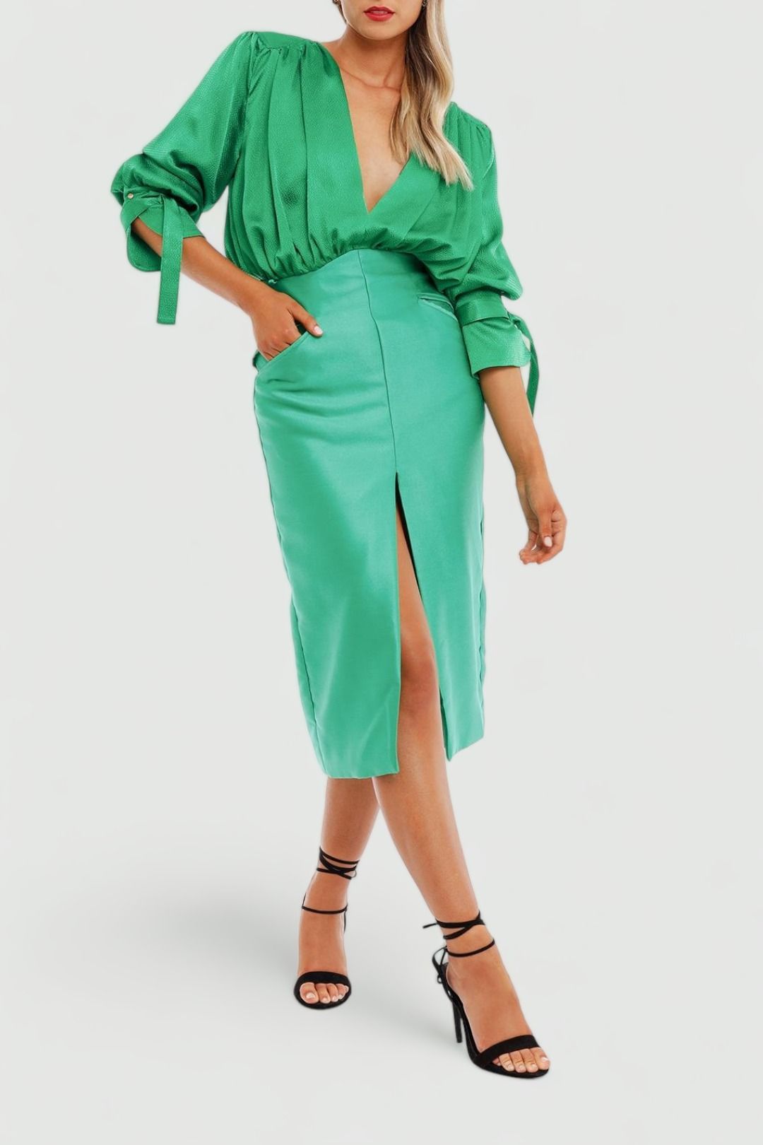 Nicola finetti sale green dress