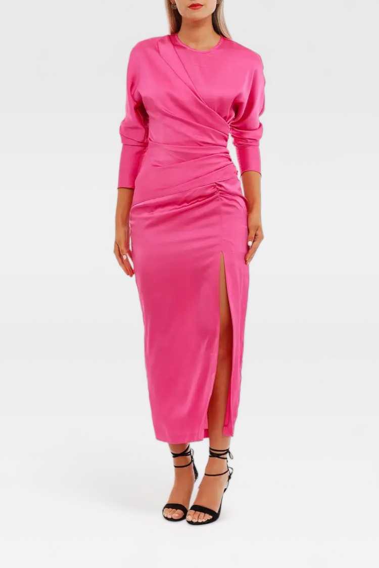 green emerald velvet dress Nicola Finetti Eliana Dress Emerald Green The Style Squad Dress Hire – the  style squad