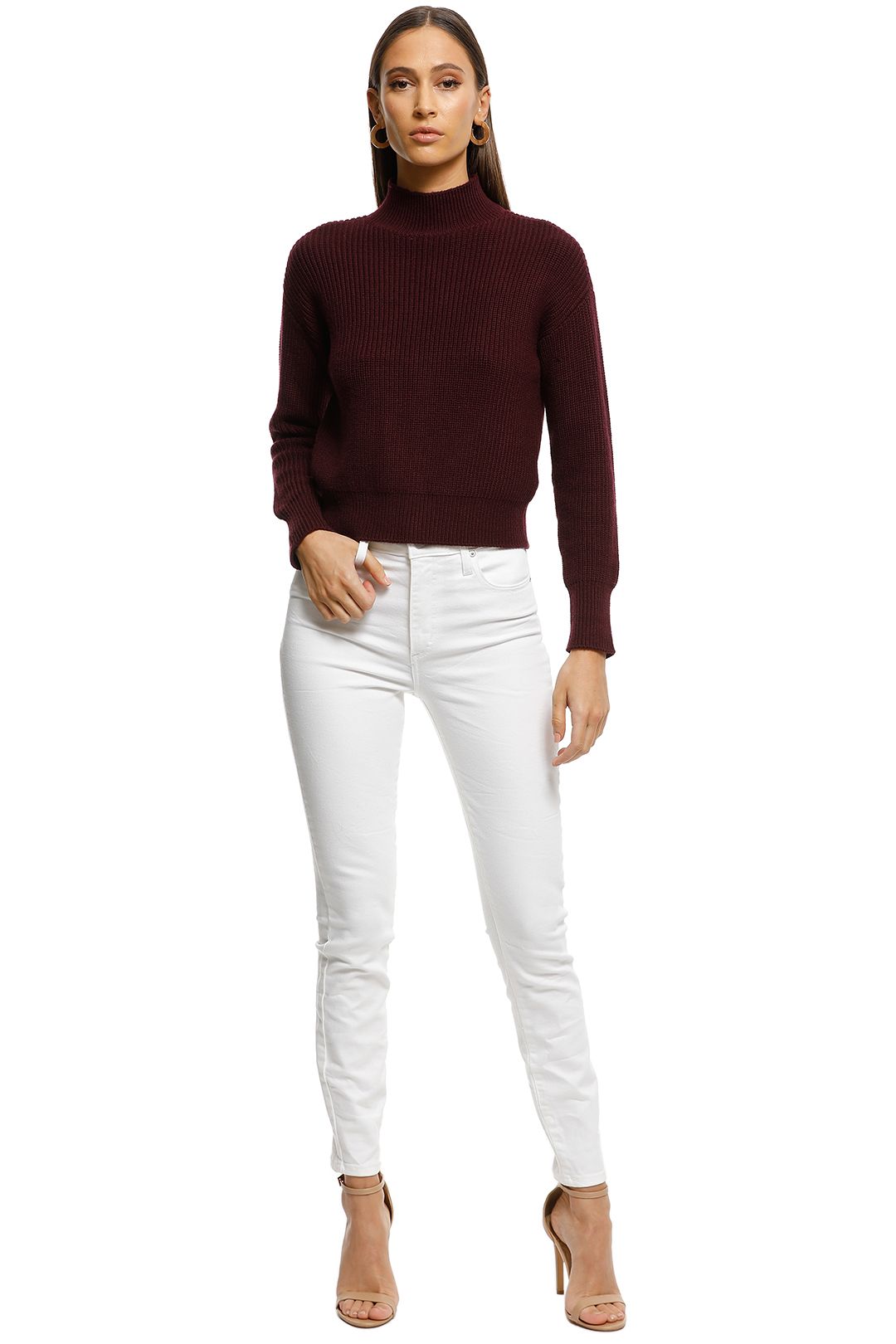 Nobody-Denim - Cult-Skinny-Ankle Comfort-White-Front