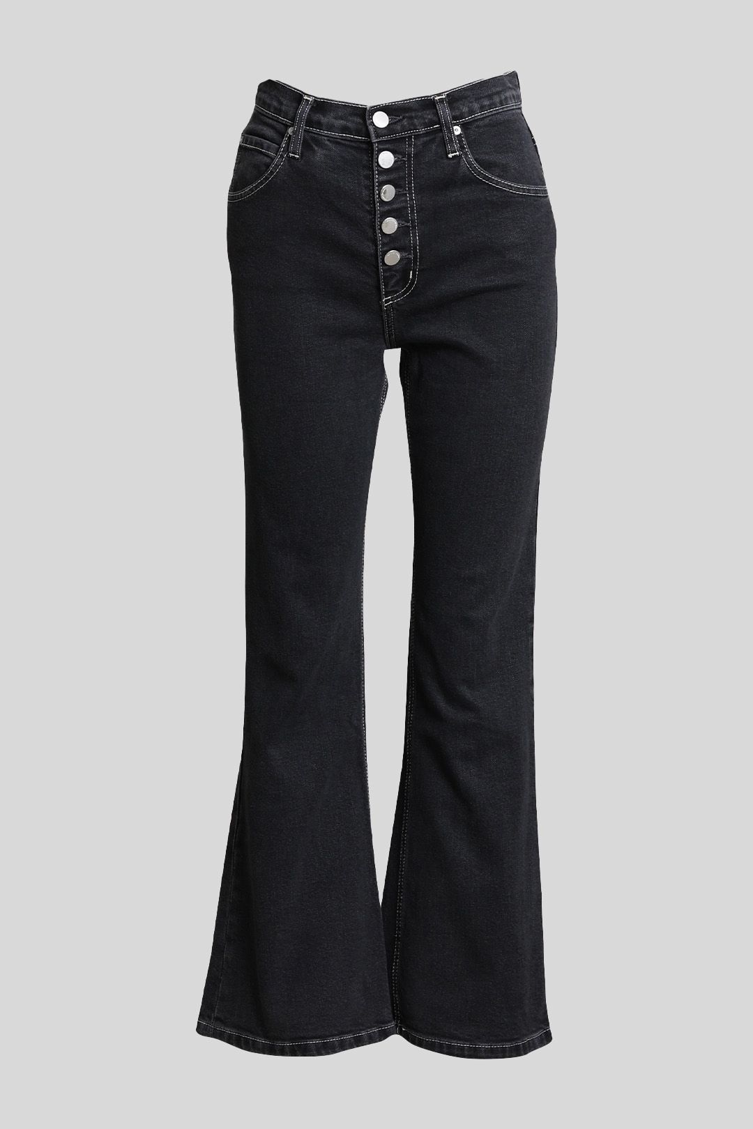 Black Ankle Crop Romona Slater Jeans