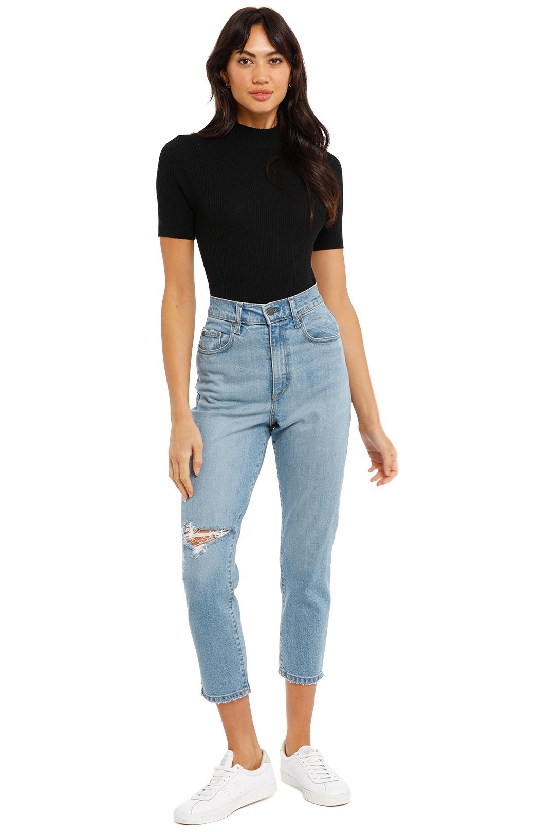 Nobody Denim Frankie Ankle Stretch Petite Spirited cropped